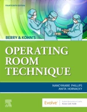 Test Bank for Operating Room Technique 14th Edition Phillips