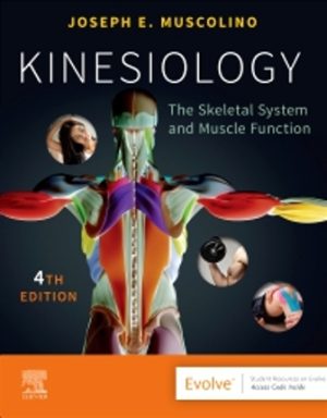 Test Bank for Kinesiology 4th Edition Muscolino