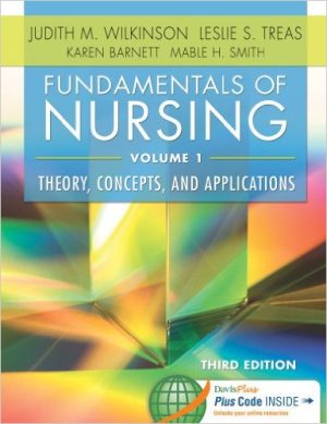 Test Bank for Fundamentals of Nursing (2 Volumes), 3rd Edition, Judith M. Wilkinson