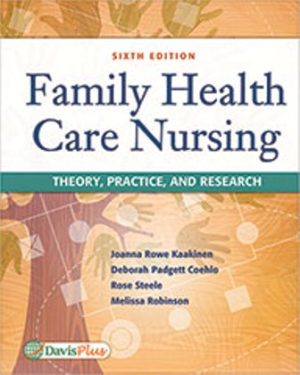 Test Bank for Family Health Care Nursing 6th Edition Joanna Rowe Kaakinen