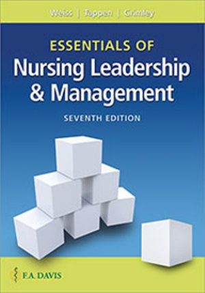 Test Bank for Essentials of Nursing Leadership and Management 7th Edition Sally A. Weiss