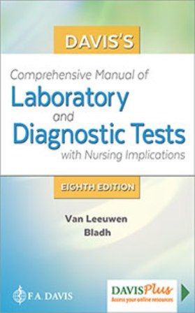Test Bank for Davis's Comprehensive Manual of Laboratory and Diagnostic Tests With Nursing Implications, 8th Edition, Mickey L. Bladh