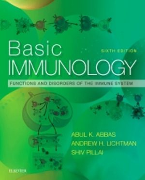 Test Bank for Basic Immunology 6th Edition Abbas