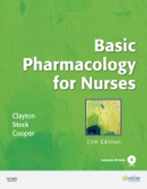 Test Bank for Basic Pharmacology for Nurses 15th Edition By Bruce D. Clayton