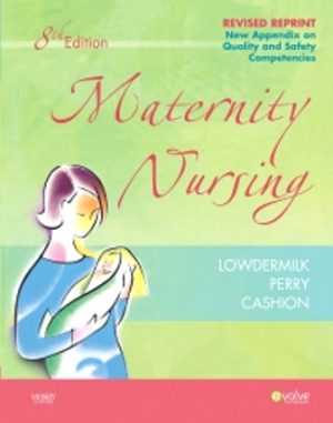 Test Bank for Maternity Nursing 8th Edition Lowdermilk