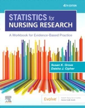 Test Bank for Statistics for Nursing Research 4th Edition Grove