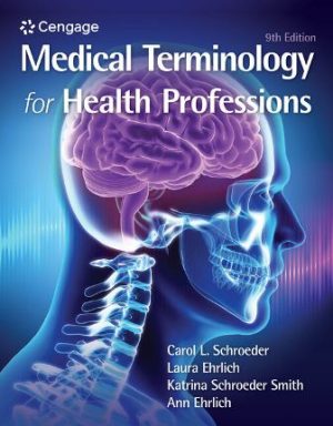 Medical Terminology for Health Professions 9th Edition Ehrlich