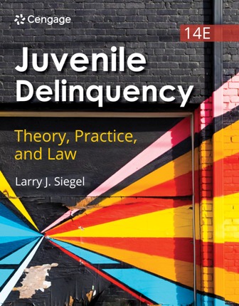 Juvenile Delinquency Theory Practice and Law 14th Edition Siegel 