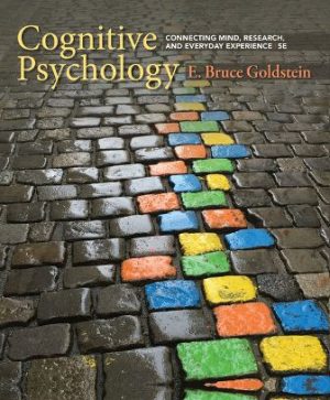 Cognitive Psychology Connecting Mind Research and Everyday Experience 5th Edition Goldstein