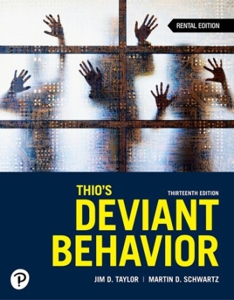 Thio's Deviant Behavior 13th Edition Thio