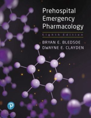 Prehospital Emergency Pharmacology 8th Edition Bledsoe