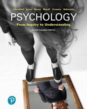 Psychology From Inquiry to Understanding 4th Canadian Edition Lilienfeld