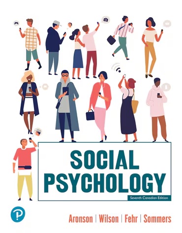 Social Psychology 7th Canadian Edition Aronson
