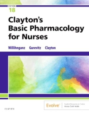 Basic Pharmacology for Nurses, 18th Edition Willihnganz