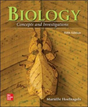 Biology Concepts and Investigations 5th Edition Hoefnagels