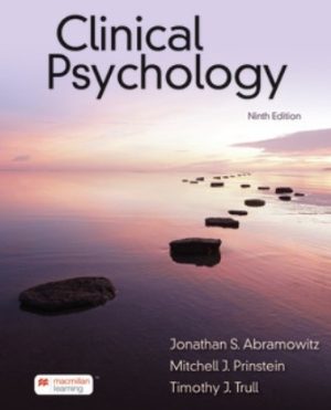Clinical Psychology 9th Edition Abramowitz