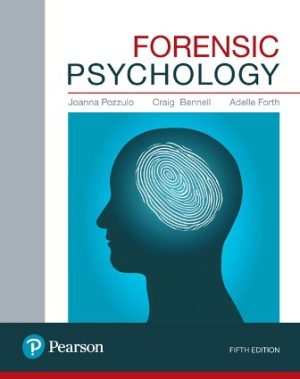 Forensic Psychology 5th Edition Pozzulo