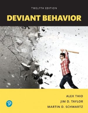 Deviant Behavior 12th Edition Thio