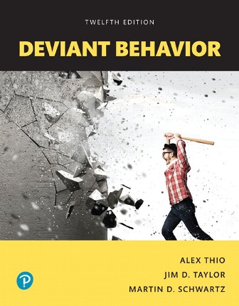 Deviant Behavior 12th Edition Thio