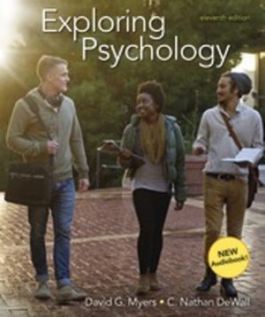 Exploring Psychology 11th Edition Myers