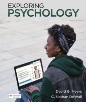 Exploring Psychology 12th Edition Myers