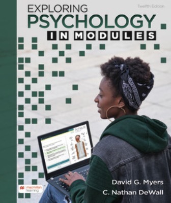 Exploring Psychology in Modules 12th Edition Myers