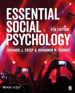Essential Social Psychology 4th Edition Crisp