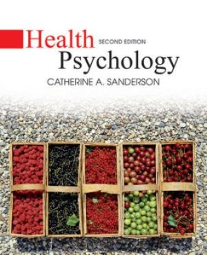 Health Psychology 2nd Edition Sanderson