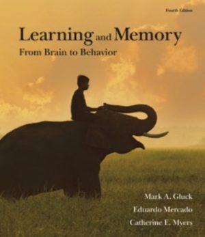 Learning and Memory From Brain to Behavior 4th Edition Gluck