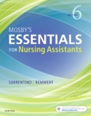 Mosby's Essentials for Nursing Assistants 6th Edition Sorrentino