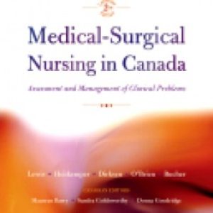 Medical-Surgical Nursing in Canada 2nd Edition Lewis