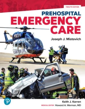 Prehospital Emergency Care 12th Edition Mistovich