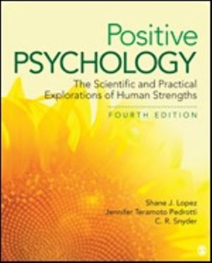 Positive Psychology 4th Edition Lopez