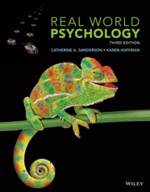 Real World Psychology 3rd Edition Sanderson
