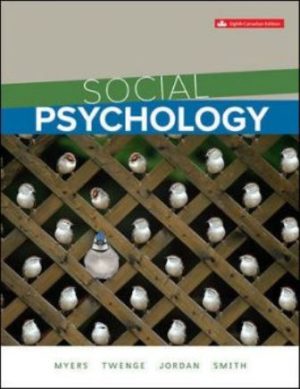 Social Psychology 8th Canadian Edition Myers