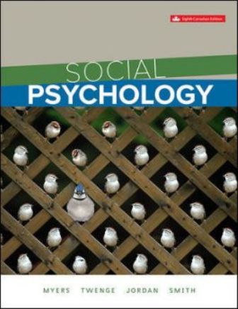 Social Psychology 8th Canadian Edition Myers
