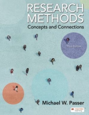 Research Methods 3rd Edition Passer