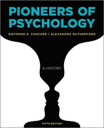 Pioneers of Psychology 5th Edition Fancher