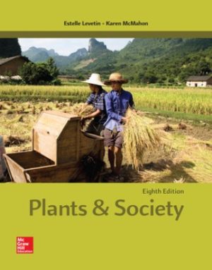 Plants and Society 8th Edition Levetin