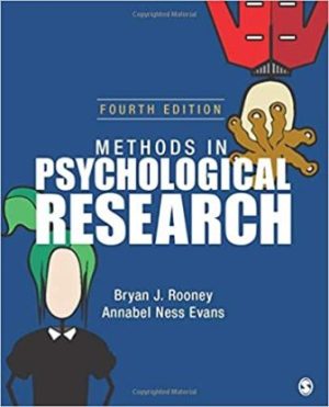 Methods in Psychological Research 4th Edition Rooney