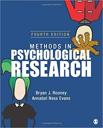 Methods in Psychological Research 4th Edition Rooney